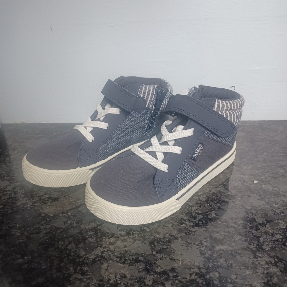 OshKosh B'gosh Navy Kids High-Top Sneakers